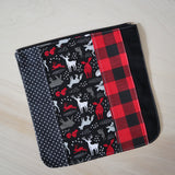 Animals of the forest Patchwork flap MEDIUM size