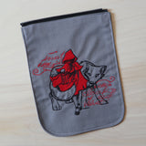 SMALL size little red riding hood flap