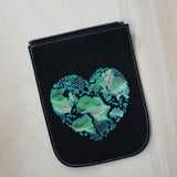 Heart shaped Earth SMALL size flap