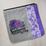 Book and roses flap MEDIUM size